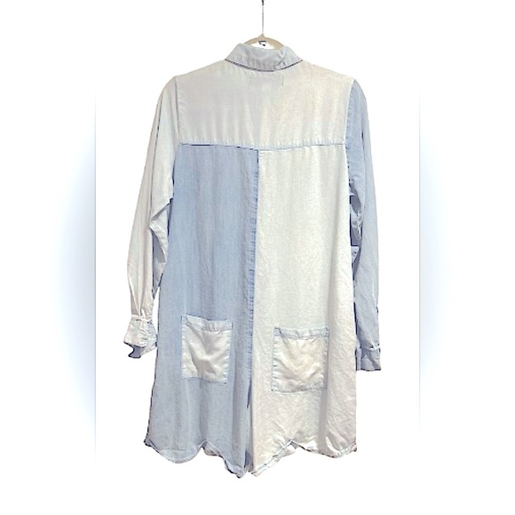 Vintage Havana Light and Dark Denim Romper, Size S - Picture 3 of 9